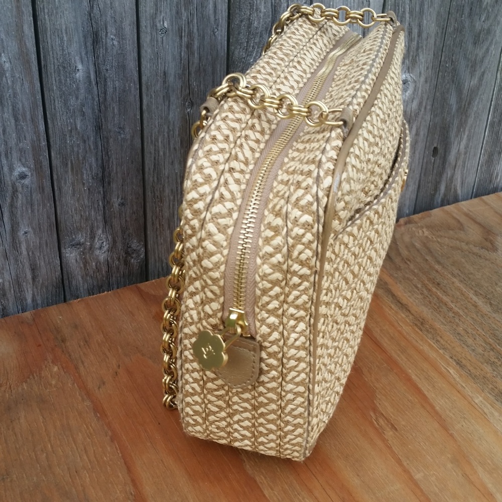 Eric Javits New York Straw Shoulder Bag Handbag - image 5